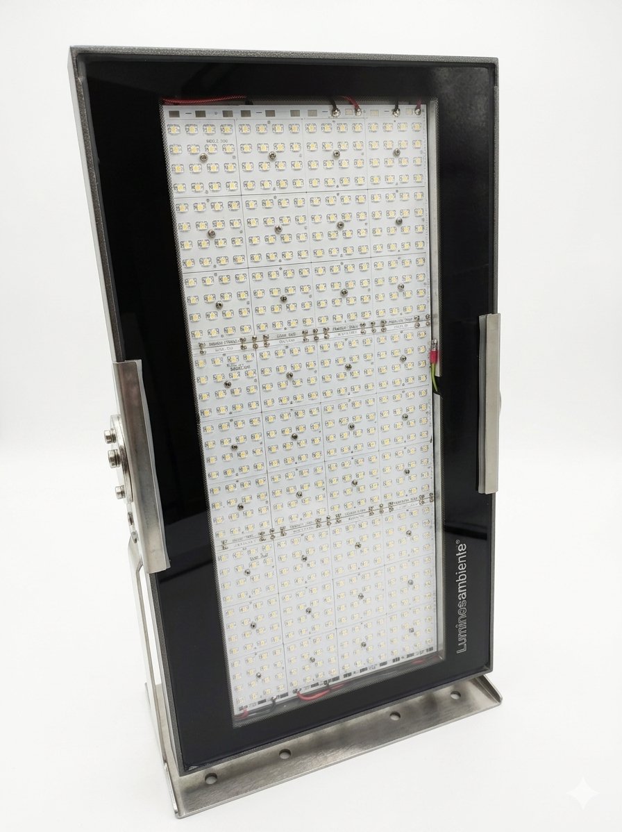 STR unit — front view with LED panel open
